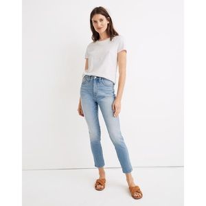 Madewell 10" High-Rise Skinny Crop Jeans